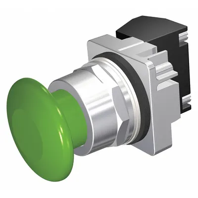 Siemens Mushroom Head Push Button: Non-Illuminated, Mushroom Head Profile, Non-Metallic - Mushroom-Head Push Buttons