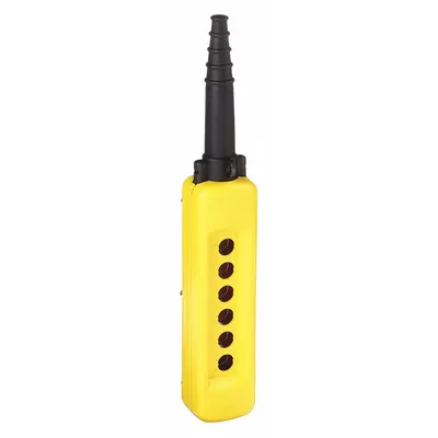 SCHNEIDER Pendant Enclosure: 6 Holes, 22 mm Operator Size - Pendants with Rubber Sleeve-Protected Cable Entries