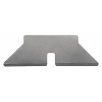 EASY CUT Utility Blade: 2 in Blade Lg, 1 1/2 in Blade Wd, 0.017 in Blade Thick, Steel, 81 PK (MPN 09703)