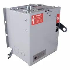 This obsolete Siemens-style fusible bus plug operates at 240V and accepts Class K fuses. It is designed for use with Siemens BD Busway and replaces OEM part BOS16422G. Weather stripping is not included.
