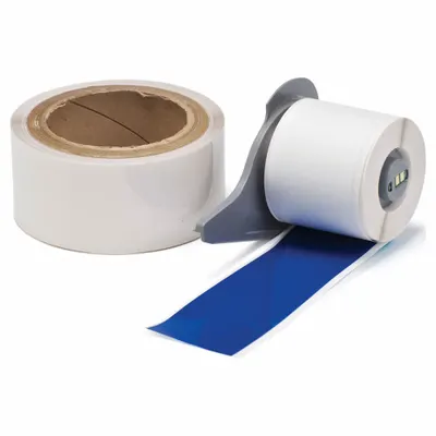 BRADY Continuous Label Stock: 2 in x 50 ft, Polyester With Rubber Adhesive - Brady Floor Marking Tape