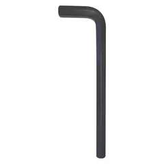 This L-shaped hex key is made from alloy steel with a black oxide finish. It features a 19 mm metric tip size and a long length, with two ball-end tips. Suitable for tightening or loosening hexagonal socket fasteners in industrial maintenance, assembly, and repair tasks.
