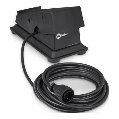 MILLER ELECTRIC Wired Foot Control: 20 ft Cable Lg (MPN 301589) - Wired Foot Controls for TIG Welders