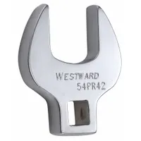 WESTWARD Crowfoot Socket Wrench: Alloy Steel, Chrome, 3/8 in Drive Size, 7/8 in Head Size