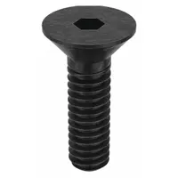 Socket Flat Head Screw: #5-40 Thread Size, 3/8 in Lg, Flat, Black Oxide, Alloy Steel, 100 PK (MPN 5C37KFC)