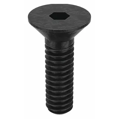 KERR LAKESIDE Socket Flat Head Screw: #5-40 Thread Size, 3/8 in Lg, Flat, Black Oxide - Flat Head Socket Cap Screws