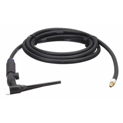 MILLER ELECTRIC Torch Package: Air-Cooled, A-200, 25 ft, Rubber, 1-Piece - Air-Cooled TIG Torches