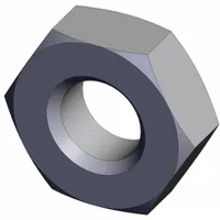 SMC Rod End Jam Nut: Threaded Nut Mount Type, Fits 20 mm_25 mm_32 mm_40 mm_50 mm_63 mm Bore Dia (MPN JM-045)