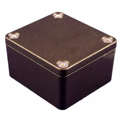HAMMOND 1550Z104BK Die-Cast Aluminum Enclosure - Aluminum Enclosures