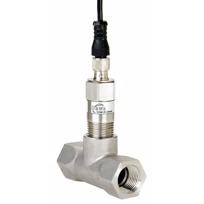GEMS SENSORS Flow Switch: Thermal-Dispersion, SPST, Normally Open, Fixed, 45 mA @ 30V - Inline Thermal-Dispersion Flow Switches