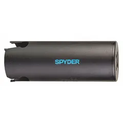 This SPYDER hole saw cuts through wood, metal, and plastic. With 1 tooth per inch, it provides aggressive cutting for fast material removal. The 6 1/4-inch maximum cutting depth accommodates thicker workpieces. It has a 5/8"-18 thread size and is supplied without an arbor.