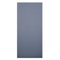 ASI GLOBAL Partition Panel: Plastic Polymer, Pebble, Black, 55 in Ht, 55 in Wd, 1 in Thick (MPN 40-5085450-9205)