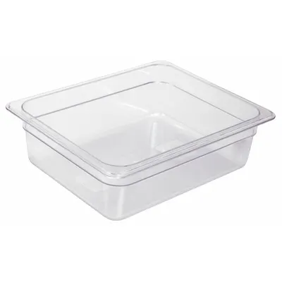 CRESTWARE Food Pan: Half Size, Rectangular, NSF Certified, 12 3/4 in Overall Lg - Steam Table Pans