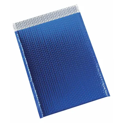 PARTNERS BRAND Glamour Bubble Mailers, 13x17.5", Blue, 100 PK