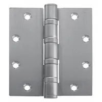 BEST Butt Hinge: Stainless Steel, Full Mortise, 1 1/2 in Leaf Wd (MPN FBB199NRP 4 5X4 DOOR HINGE 32D STS)
