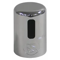 KISSLER Air Gap Cover: Plastic, Chrome Cover, 3 in Overall Ht, 3 in Overall Lg, 2 PK (MPN 59-1716/2)