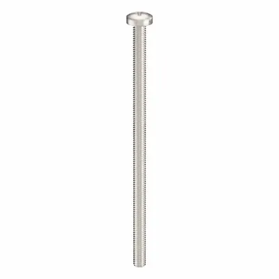 USA INDUSTRIALS Machine Screw: M4x0.70 Thread Size, 80 mm Lg, 18-8, Stainless Steel, Plain - Pan Head Machine Screws