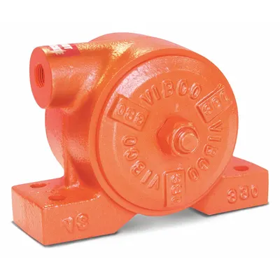 VIBCO Pneumatic Vibrator: 725 lbf, 5,200 vpm, 3/8 in NPT, VS, 72 dBA, Cast Iron - General Purpose Turbine & Ball Vibrators