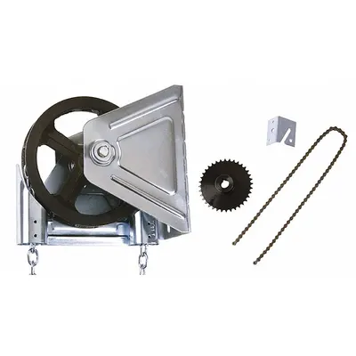 AMERICAN GARAGE DOOR SUPPLY CH401RD Manual Chain Hoist Garage Door Opener - Manual Chain Hoist Garage Door Openers