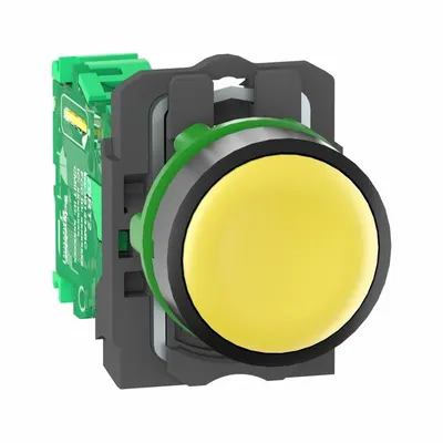 SCHNEIDER ELECTRIC Wireless Push Button Transmitter: 22 mm Panel Mounting Size - Non-Illuminated Panel-Mount Push Buttons with Transmitters