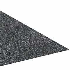 This heavy-duty outdoor scraper mat features a spaghetti-loop design that traps dirt and moisture from shoes, reducing slip risks and floor wear. Made of vinyl with a beveled edge, it measures 4 ft x 6 ft and is 33/50 in thick. Suitable for building entrances and other high-traffic areas.