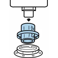 PARKER Breather Adapter: 1" NPT Inlet, 1 in Flange Outlet (MPN 937463)