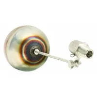 BOBBY Float Valve Assembly: For Water Media, Angle Valve Body, Rectangular, Bulkhead, 1/4 in MNPT (MPN RM262-N)
