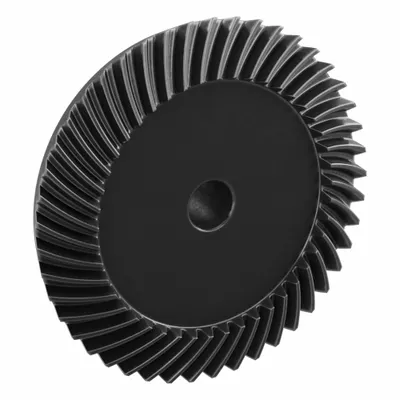 KHK GEARS Spiral Bevel Gear: Spiral, Gear Ratio 2.5, Right Hand, Module m 2.5, 45 Teeth - Spiral Teeth Metric Bevel Gears & Pinions