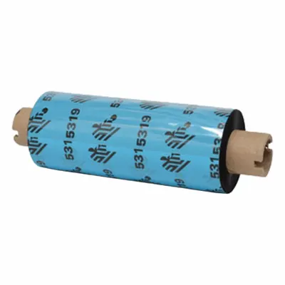 THERMAL TRANSFER RIBBON: Zebra, 3.31 in Ribbon Wd, 242 ft Ribbon Lg, 1/2 in Core Dia. - Wax Thermal Transfer Ribbons