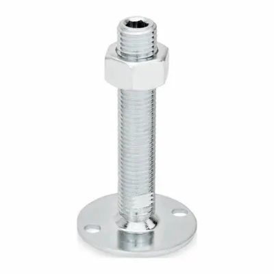 JW WINCO Swivel Male Leveling Mount, 3/4"-10 Thread, 3.15 in, 3,597 lbf Capacity - Swivel Male Leveling Mounts