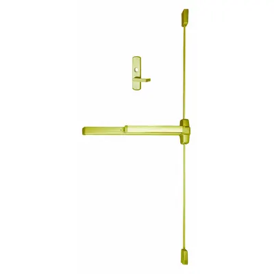 VON DUPRIN 9927L-06 3 US3 RHR Surface Vertical Rod Push Bar - Surface Vertical Rod Push Bars