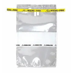 This sterile sampling bag is designed for collecting, storing, and transporting liquid or solid samples. With a 24 fl oz (710 mL) capacity and 4 mil thickness, it features a Write-On area for labeling. The clear construction allows visual inspection, and it meets HACCP standards for food safety and environmental monitoring applications.