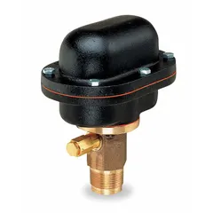 Paddle-type insertion flow switch for liquids, suitable for pipe sizes from 1-1/4 in to 16 in. Brass body with 1-1/4 in NPT connection and SPDT switch rated 7.4 A full load at 120 VAC. Rated for hazardous locations Class I, Division 1 and 2, Groups C and D. Used to detect flow or no-flow conditions in industrial process, HVAC, and water treatment systems.