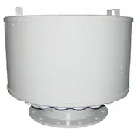 SOLBERG Filter Silencer: 8 in Flange Inlet Size, 1,800 cfm, 23 in Overall Ht, 28.5 in Outside Dia (MPN FS-385P-800F)