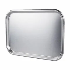 APPROVED VENDOR Rectangular Lab Tray, Stainless Steel, 15 1/8 x 10 5/8 in