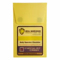IDEAL WAREHOUSE INNOVATIONS, INC. Checklist Caddy Kits for Aerial Work Platform: 5 PK (MPN 70-1074-CP)