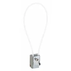 Fixed rod-style looped lever actuator for limit switches, compatible with 9007AW series. Maximum arm/operator length of 5.51 inches. Used in industrial automation to detect position of moving parts such as conveyor systems or machine guards.