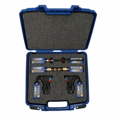 YELLOW JACKET Charging and Air Kit: Pressure/Temp/Humidity/Dew Point, -40°F to 266°F - Wireless Refrigeration Diagnostic Kits