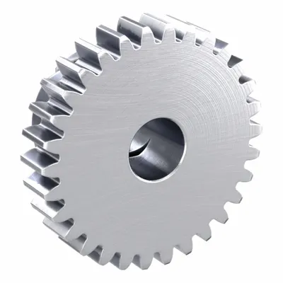 KHK GEARS F-Loc Spur Gear: Module m 1, 30 Teeth, 8 mm Bore Dia, Stainless Steel - Metric Spur Gears with Locking Hub