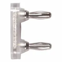 POMONA Double Banana Plug: 1 3/8 in Lg, 15 A Max Current Measurement, 60 V Max Volt Measurement (MPN 5145)