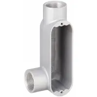 Conduit Outlet Body: Aluminum, 2 in Trade Size, LL Body, 70 cu in Body Capacity, Threaded Hub (MPN OLL-6)
