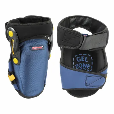 WESTWARD Knee Pad: Universal, 2 Straps, Hook-and-Loop - Non-Marring Knee Pads