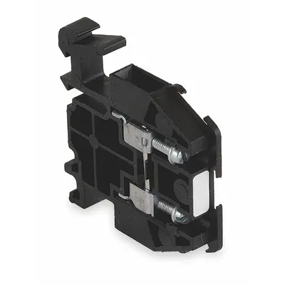 SQUARE D Terminal Block: DIN Rail Mounting Type, Screw Clamp Wire Termination - Pass-Through Blocks