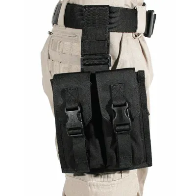 BLACKHAWK Magazine Pouch: Black, Nylon - Duty Equipment Pouches