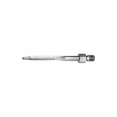 Threaded-shank solid carbide drill reamer for combined drilling and reaming in a single operation. #11 size with 0.1910 in diameter, 118° point angle, and 1 1/2 in overall length. Suitable for precision holemaking in ferrous and non-ferrous materials.