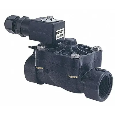 PURTEST Solenoid Valve, Plastic, Black, 2 in Overall Lg, P079 - Faucet Sensor Solenoid Valves & Replacement Parts
