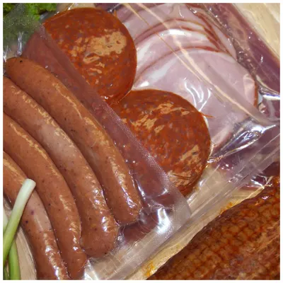 OEM Vacuum Sealer Bag: 10 in Overall Wd, Clear, Triple Seal, FDA/USDA, 3 mil Thick - Vacuum Pack Bags