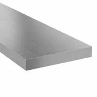 Hot rolled 4142 alloy steel flat bar with a thickness tolerance of ±0.001 in. Nominal size 5 in x 36 in (WxL). Heat treatable for hardening. Includes Material Certificate with Lot Number. Commonly used for tooling, dies, jigs, and fixtures