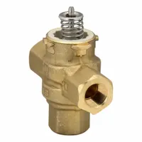 Hydronic Globe Valve: 3-Way, 3.7 CV Flow, 1/2 in Female NPT, Bronze Body, Stainless Steel Stem, Tee (MPN VCZNB6100)