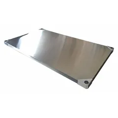 This shelf accessory is designed for use with utility carts that have metal shelves, specifically model 2HDP6. It adds a 48-inch wide by 24-inch deep storage level, suitable for organizing tools and materials in industrial, warehouse, or maintenance environments.
